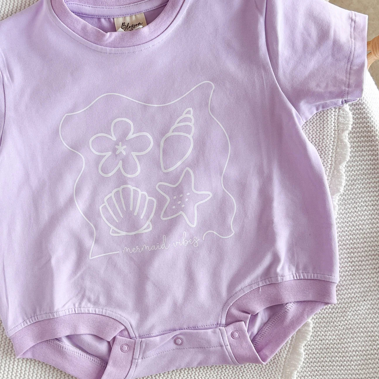 Lavender ‘Mermaid Vibes’ Slouch Romper