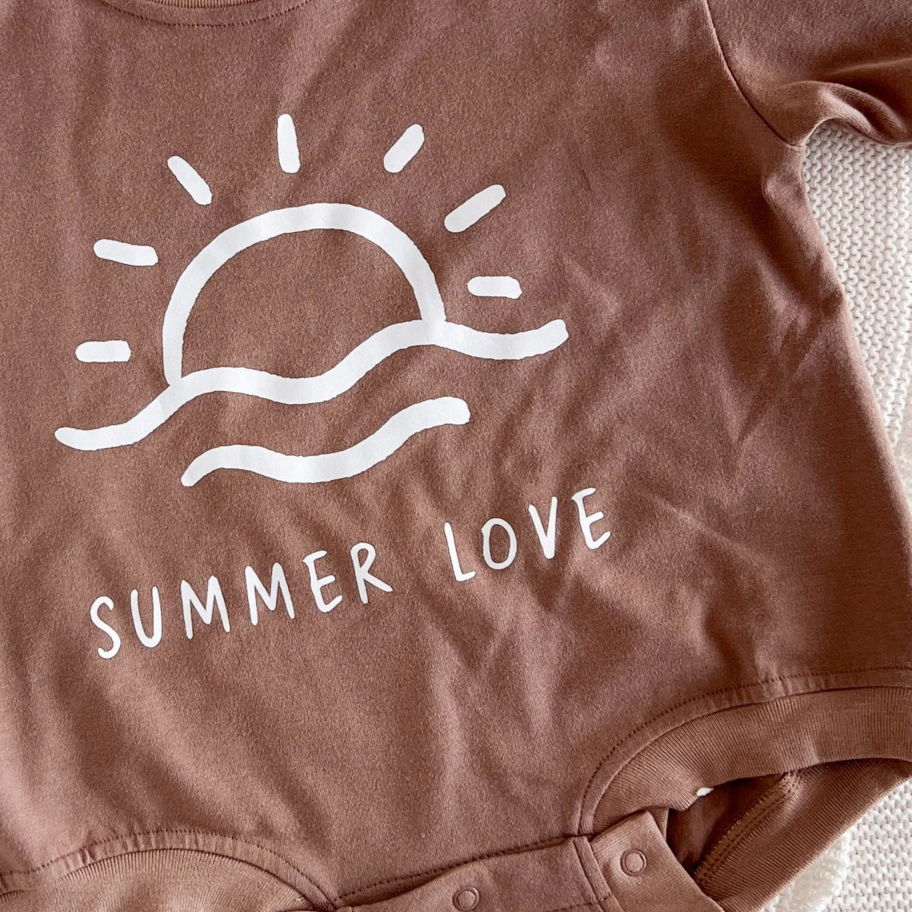 Chocolate ‘Summer Love’ Slouch Romper