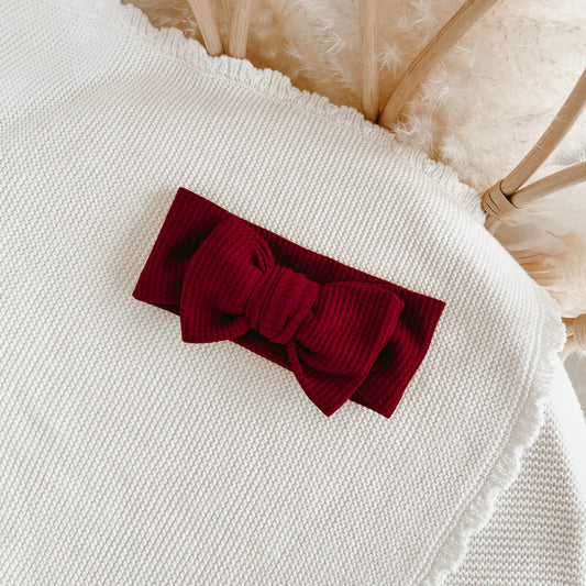 Noelle Waffle Topknot