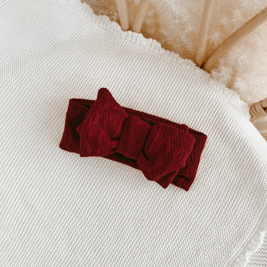 Ruby Crochet Topknot