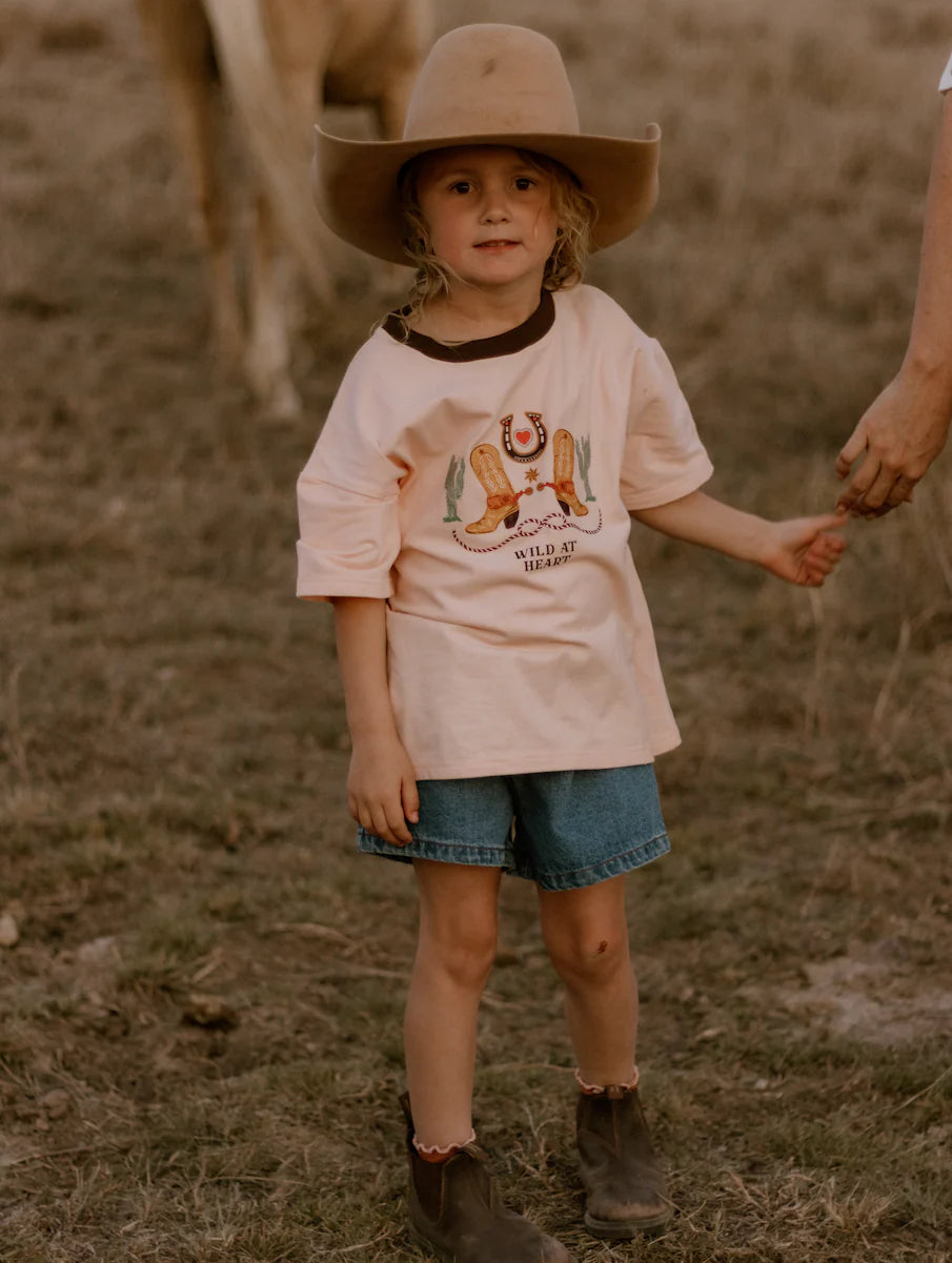 Kid's 'Wild at Heart' Slouch Tee
