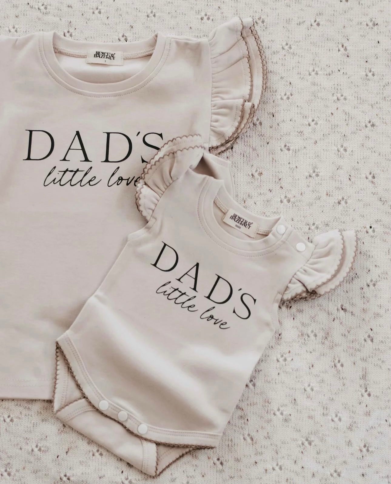 Dad’s little love bodysuit or tee